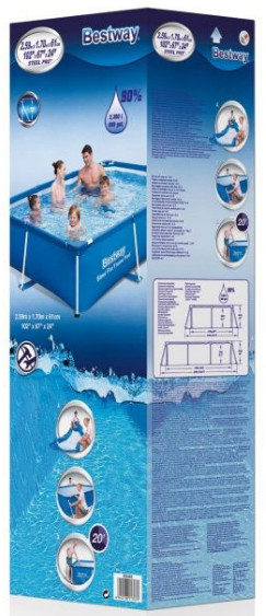 Каркасний басейн 259 x 170 x 61 см Steel Pro Frame Pool