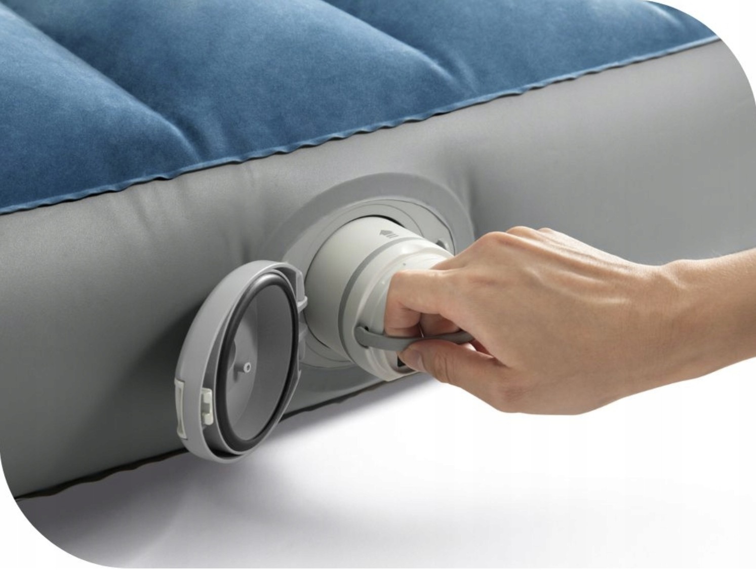 Надувний матрац 191 x 99 x 25 см зі з'ємним акумуляторним насосом Prestige Downy withRechargeable Pump